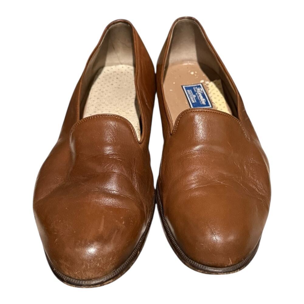 Bostonian Florentine Men’s Italian Leather Loafer Size 11 M Cognac Brown - Picture 4 of 10